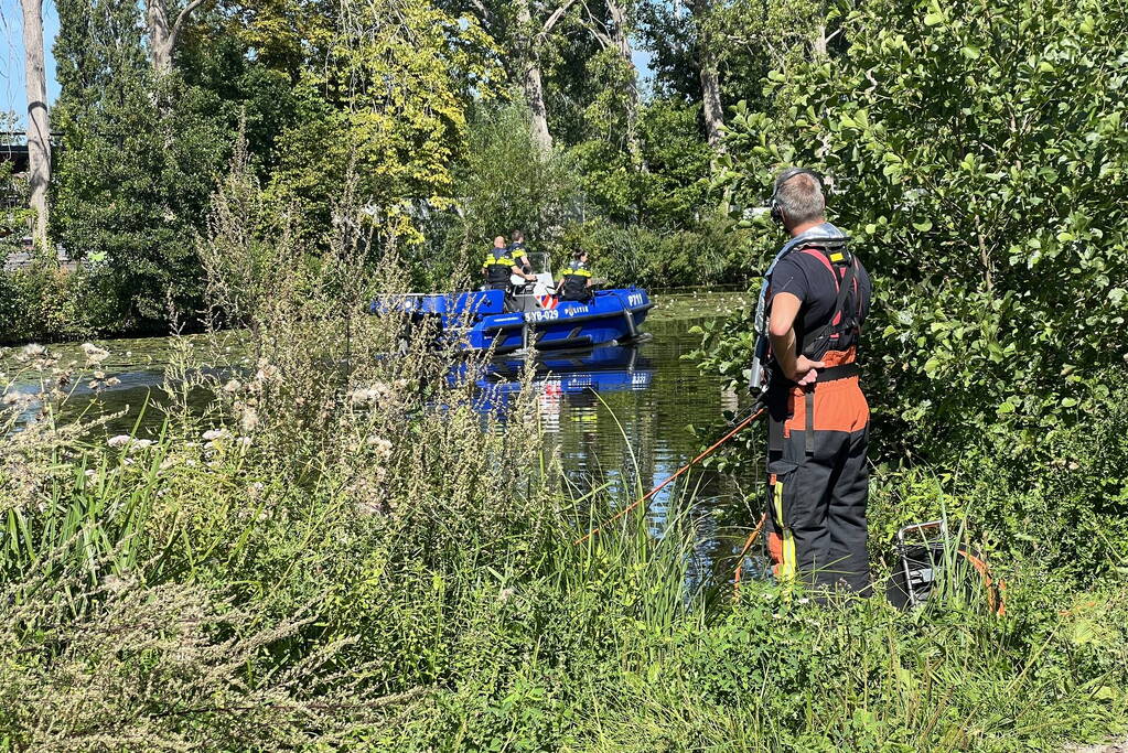 Grote zoektocht naar persoon te water