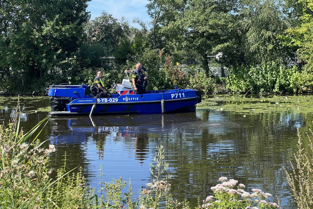 Grote zoektocht naar persoon te water