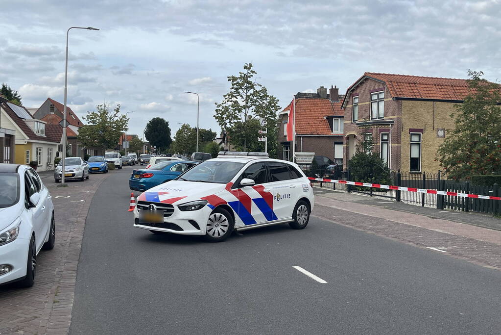 Hevige schade bij ongeval op kruising