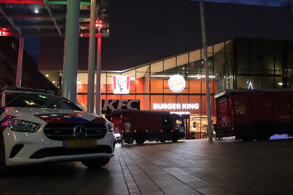 KFC ontruimd na gaslucht