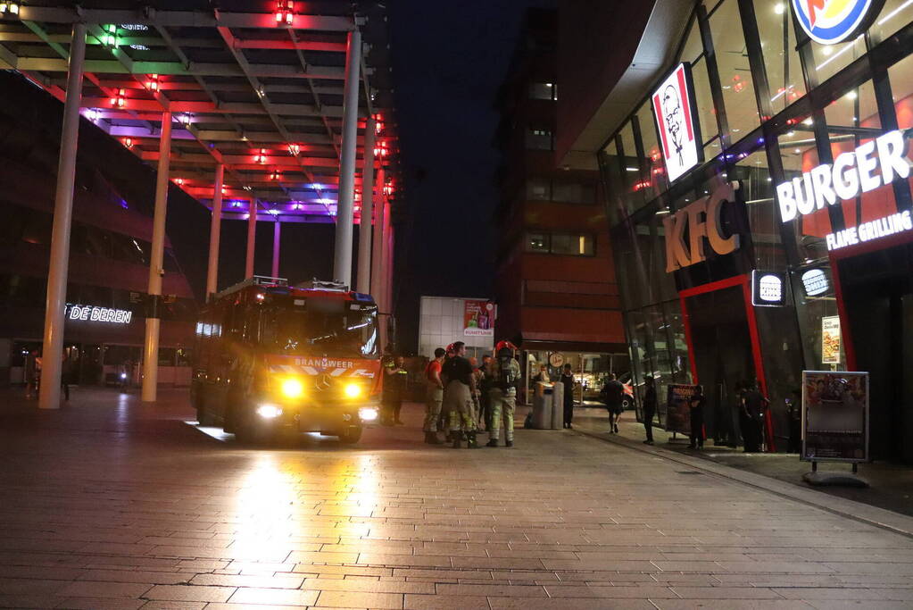 KFC ontruimd na gaslucht