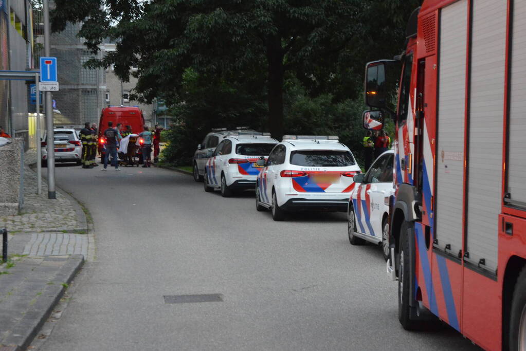 Persoon uit water gered