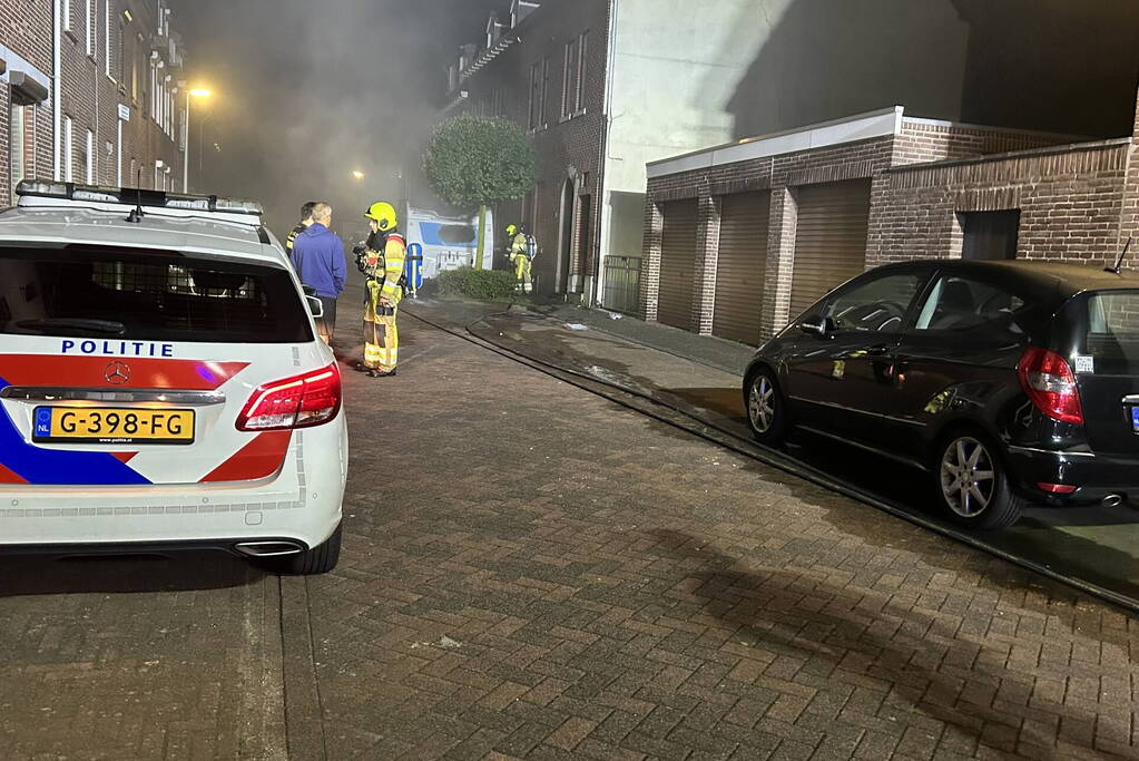 Fikse brand verwoest caravan