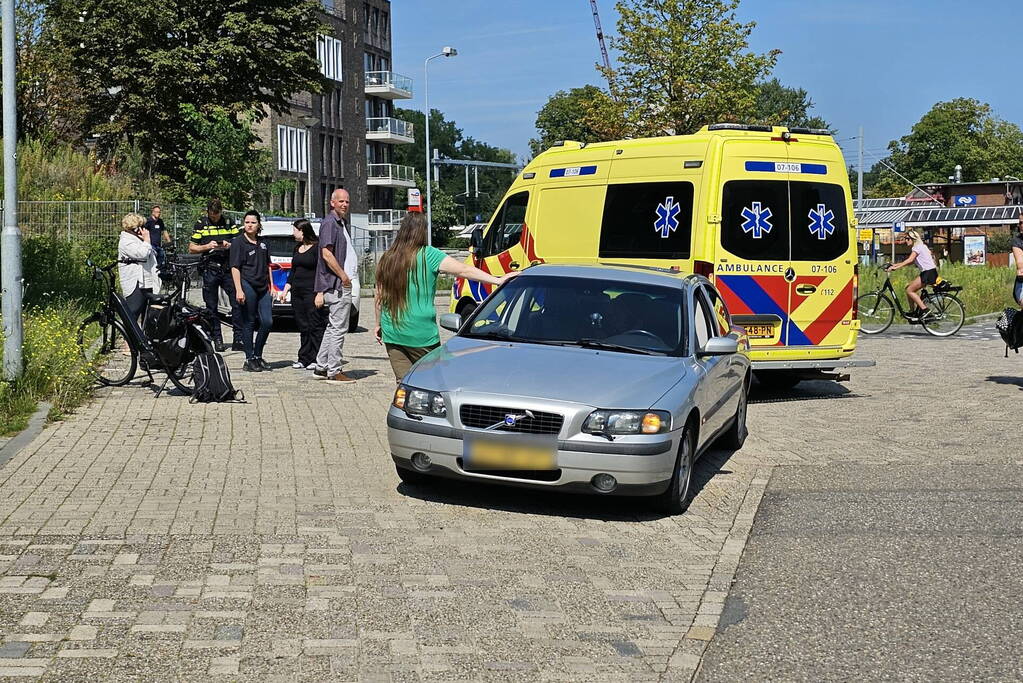 Fietser op e-bike gewond na valpartij