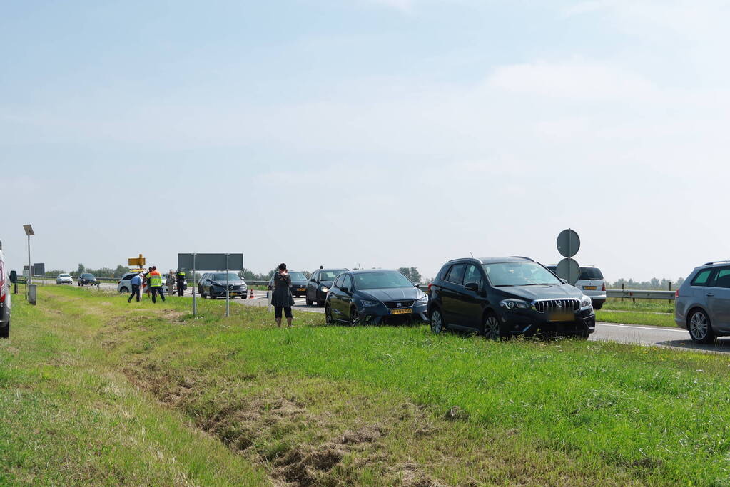 Schade bij kop-staart botsing