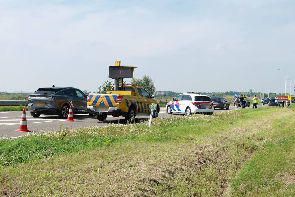 Schade bij kop-staart botsing