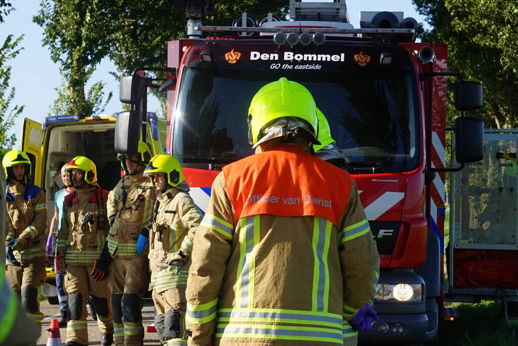 Bestuurder onder invloed veroorzaakt ernstig ongeval op polderweg