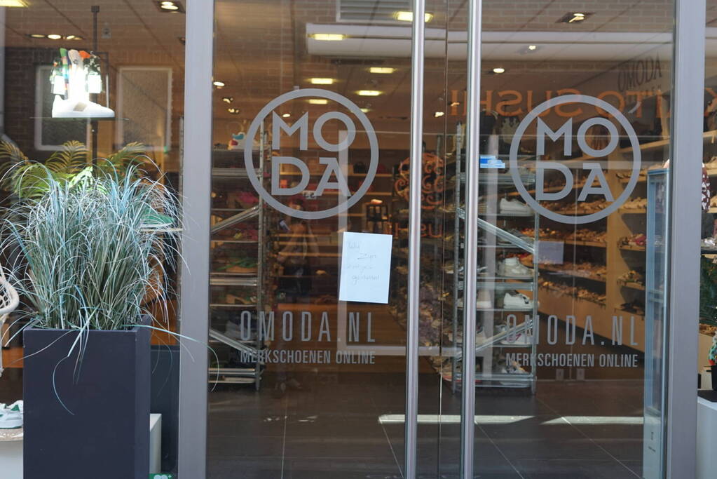 Onderzoek naar gaslucht in winkel