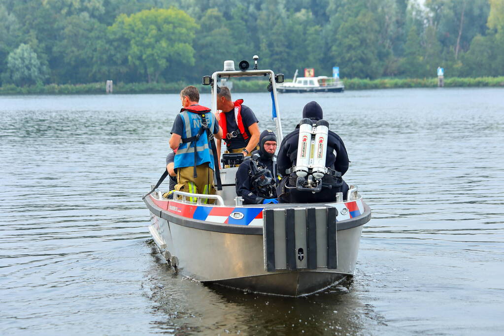 Grootschalige zoektocht naar drenkeling