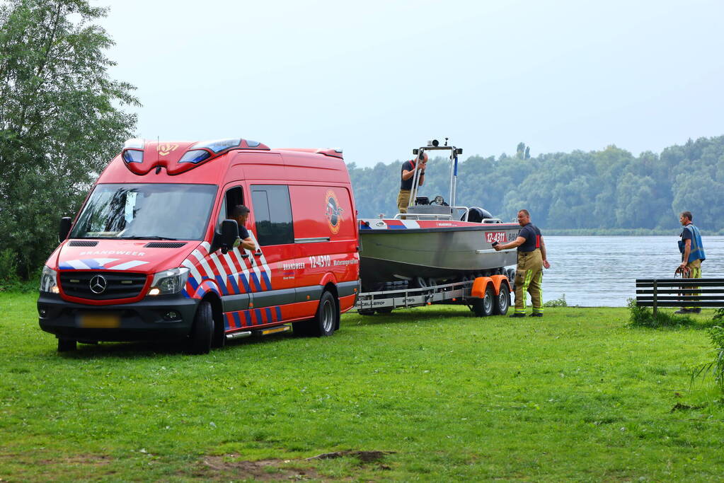 Grootschalige zoektocht naar drenkeling