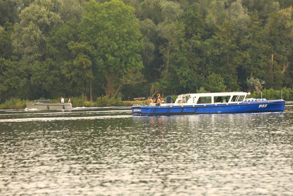 Politie zoekt met sonar naar drenkeling