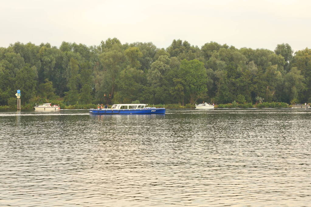 Politie zoekt met sonar naar drenkeling