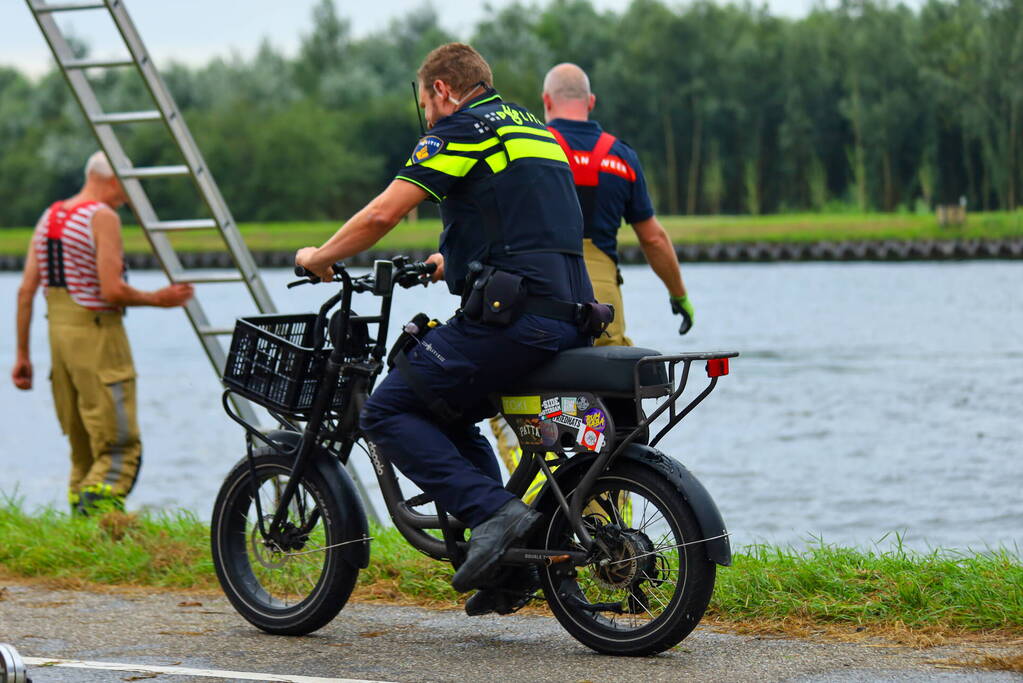 Zoekactie naar mogelijk te water geraakte fietser