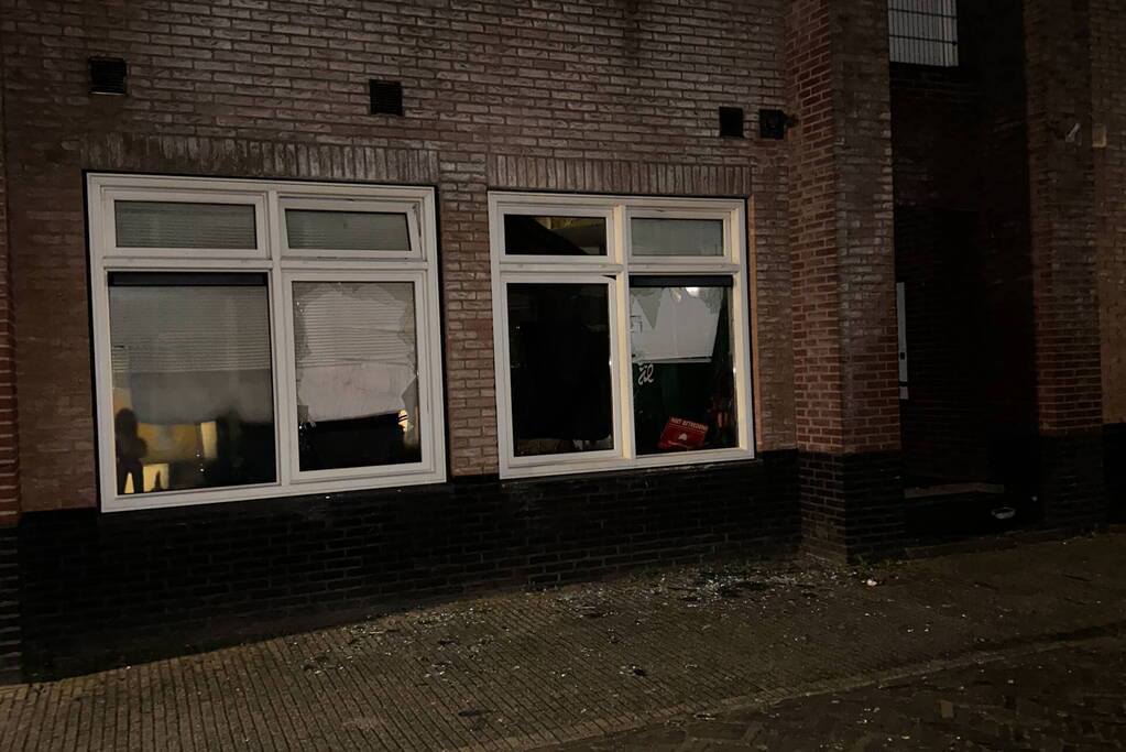 Ramen van woning vernield