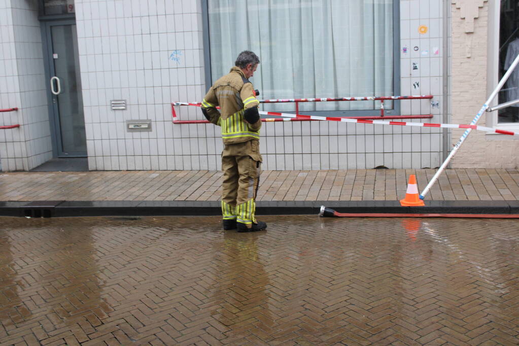 Wateroverlast door harde regenval