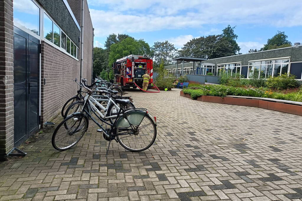 Brand op middelbare school