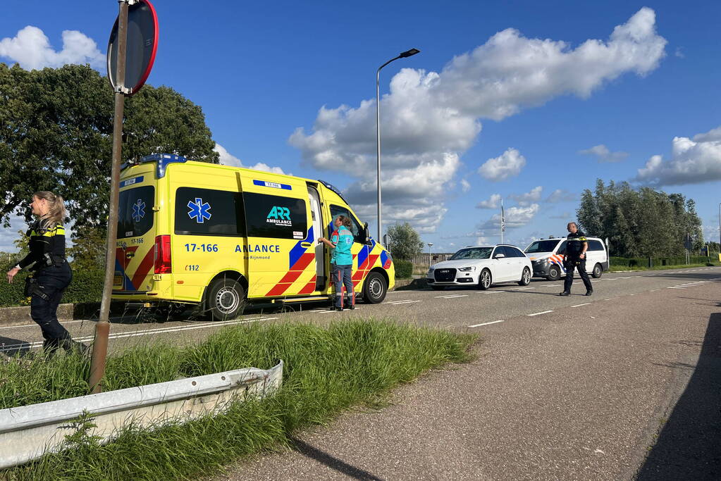 Fietser gewond bij botsing met automobilist