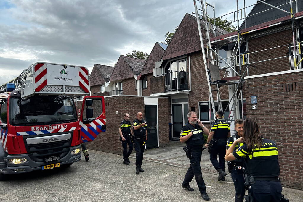 Schoorsteen veroorzaakt rookontwikkeling in woning van buren