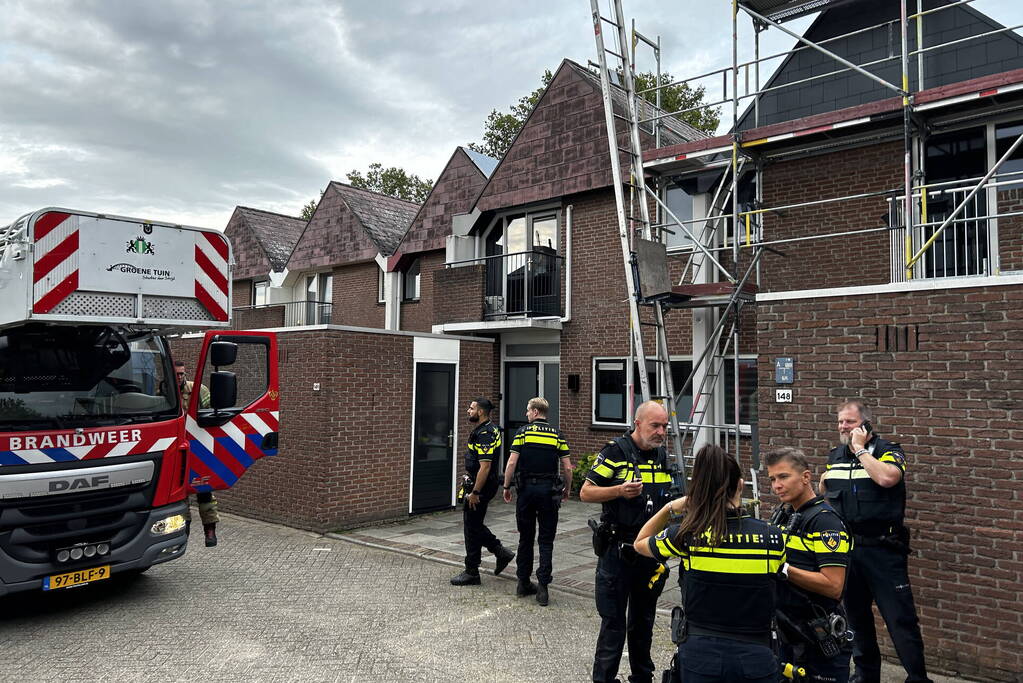 Schoorsteen veroorzaakt rookontwikkeling in woning van buren