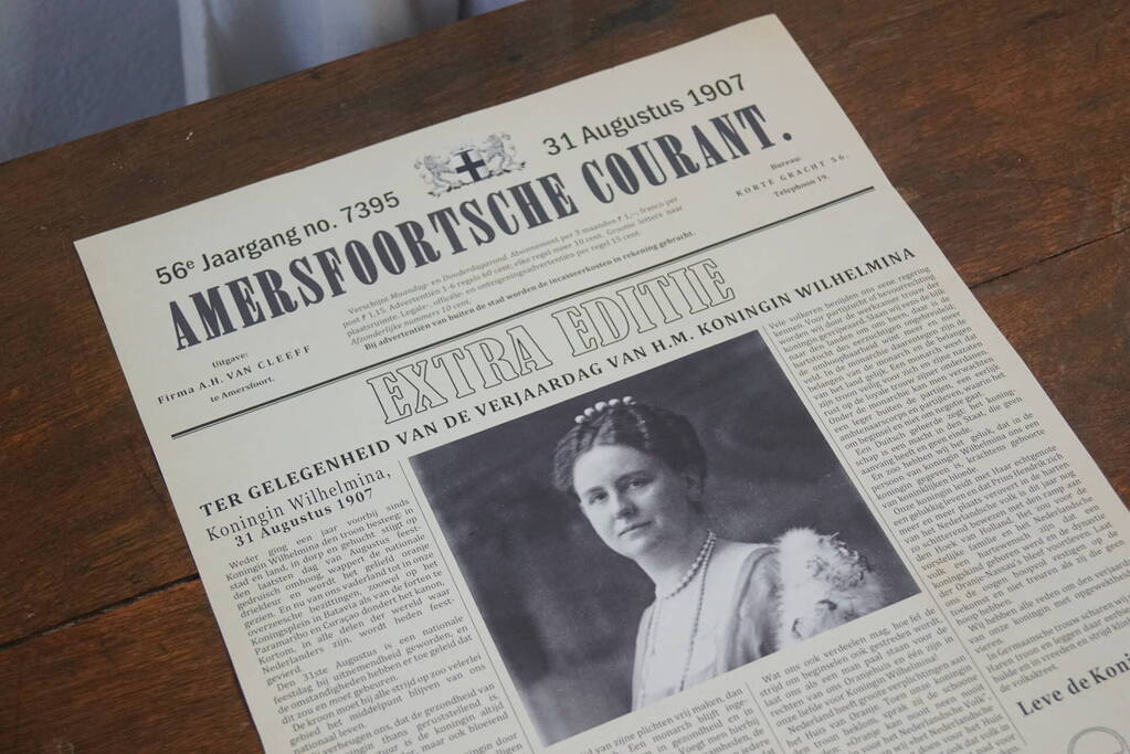 Verjaardag van koningin Wilhelmina wordt gevierd