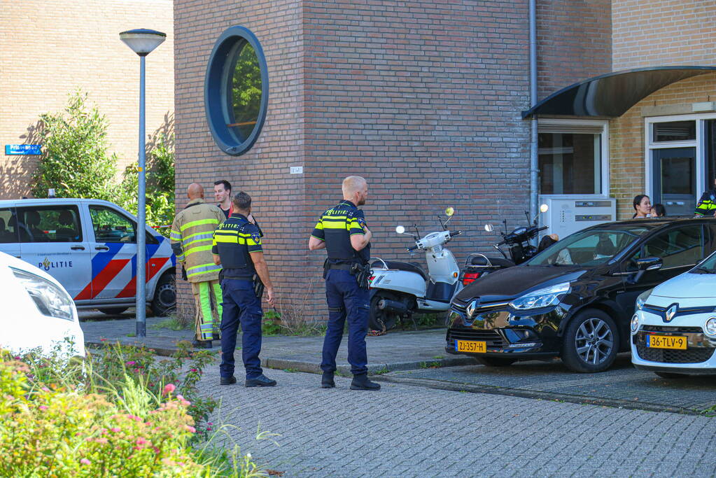 Woning brand snel onder controle