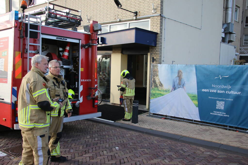 Brand in vriezer van hotel snel onder controle