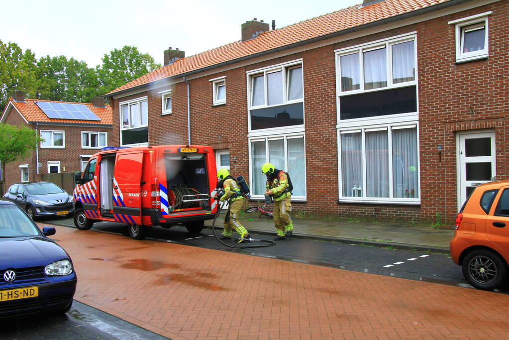 Rookontwikkeling bij brand in woning