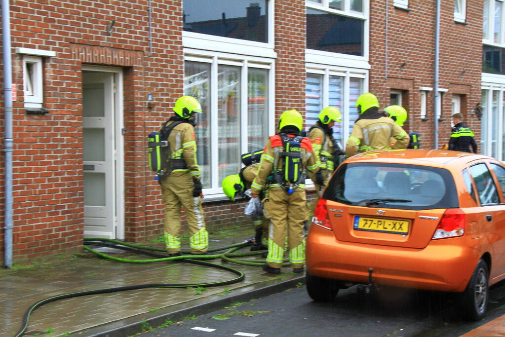 Rookontwikkeling bij brand in woning