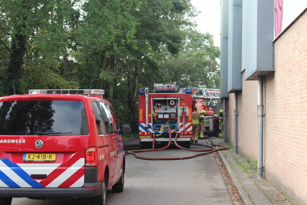 Grote brand in sportgebouw