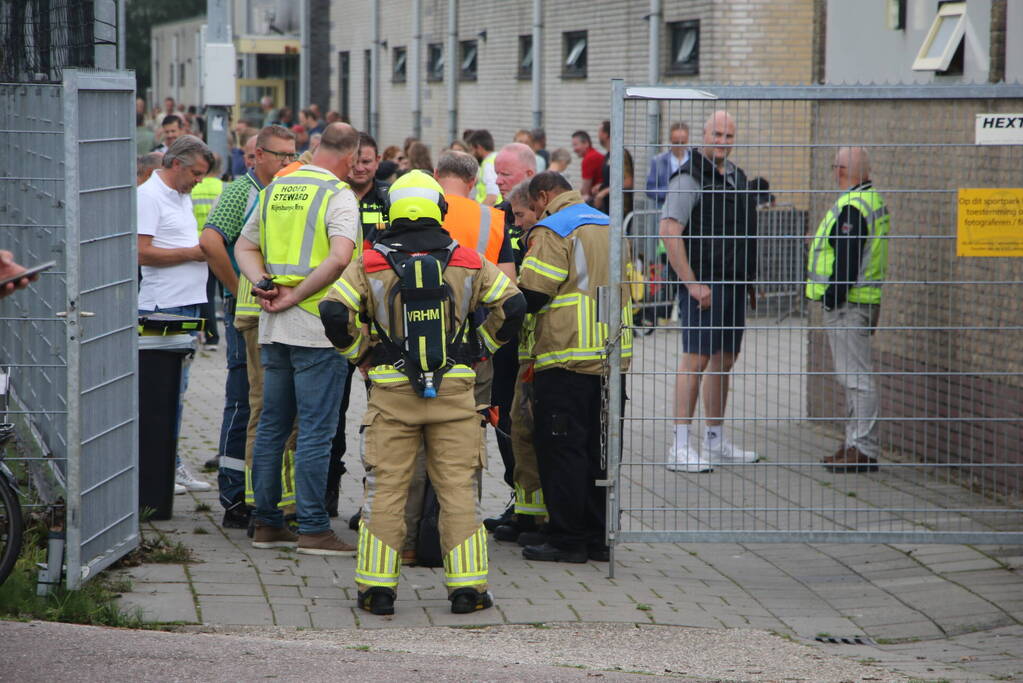 Grote brand in sportgebouw