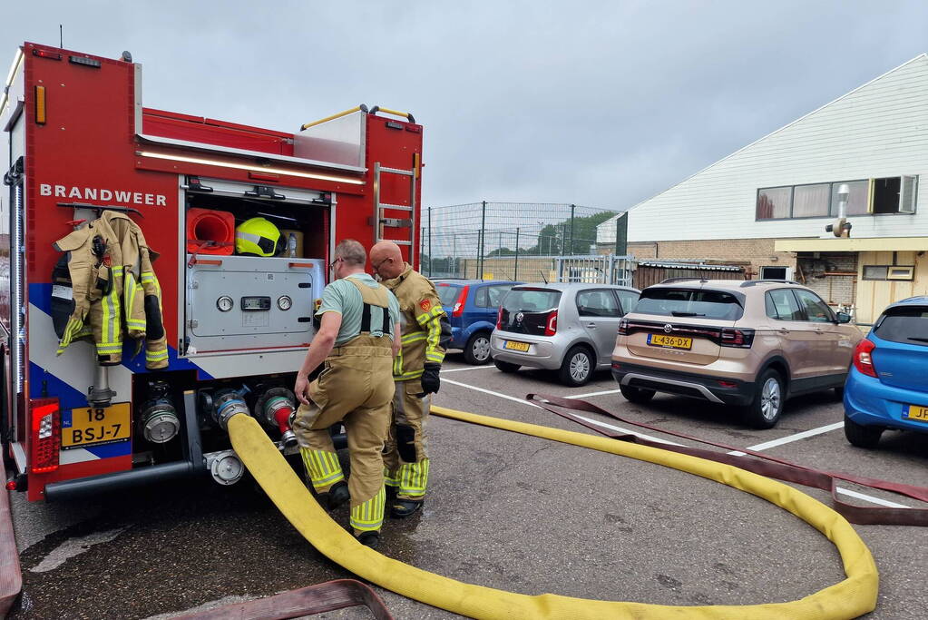 Grote brand in sportgebouw