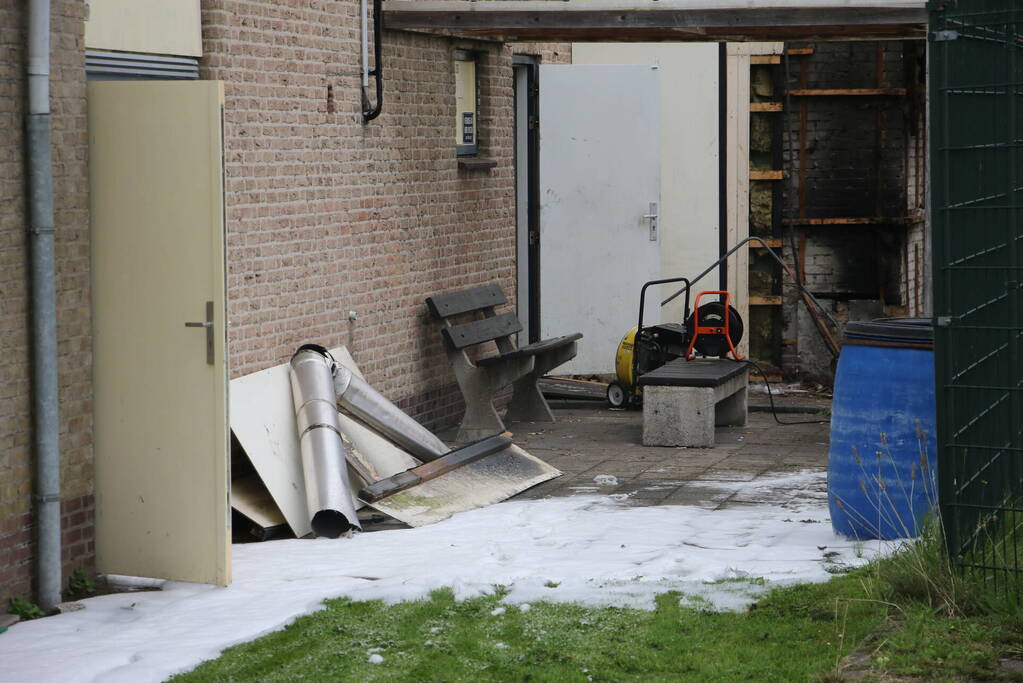 Grote brand in sportgebouw