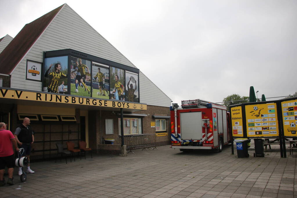 Grote brand in sportgebouw