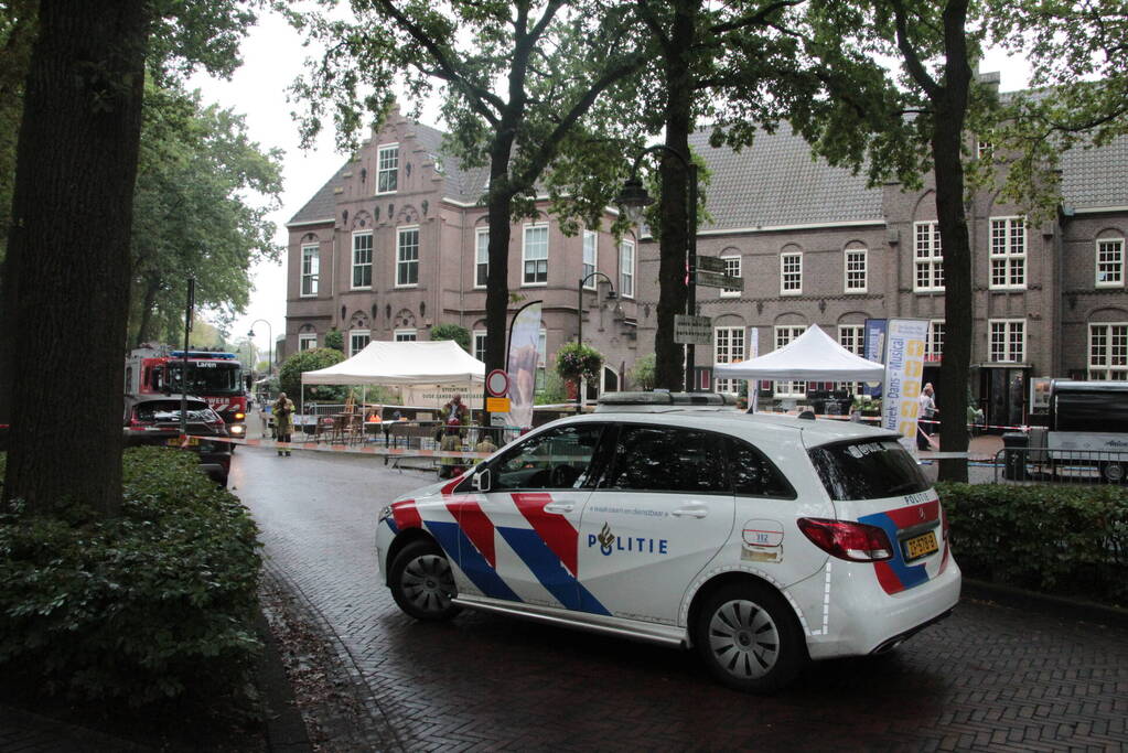 Gaslekkage bij opbouw evenement