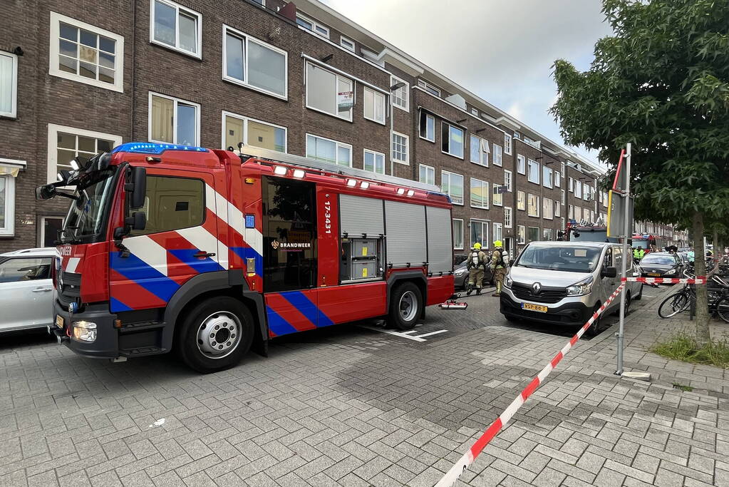 Schade bij felle brand in woning