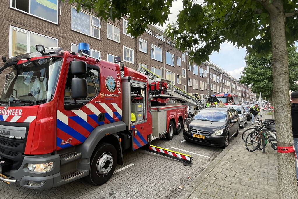 Schade bij felle brand in woning