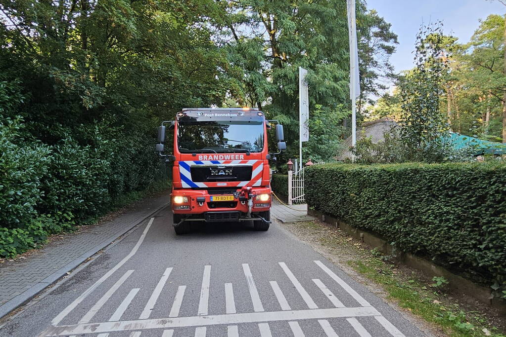 Brand in keuken van pannenkoekenrestaurant
