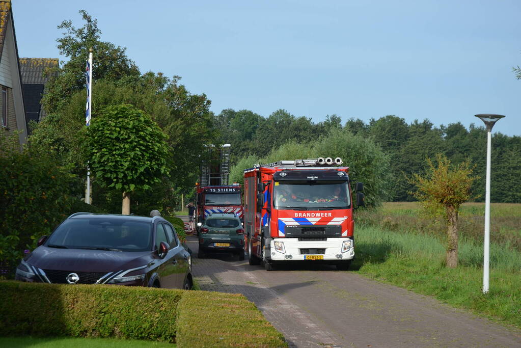 Schuurbrand door vergeten barbecue