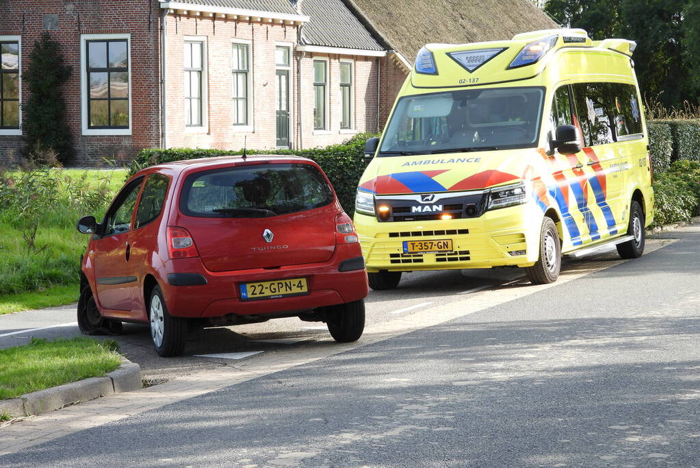Motorrijder gewond bij botsing met automobilist