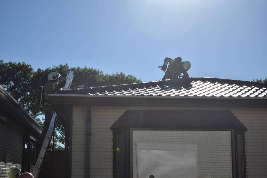 Brand bij woonwagen snel onder controle