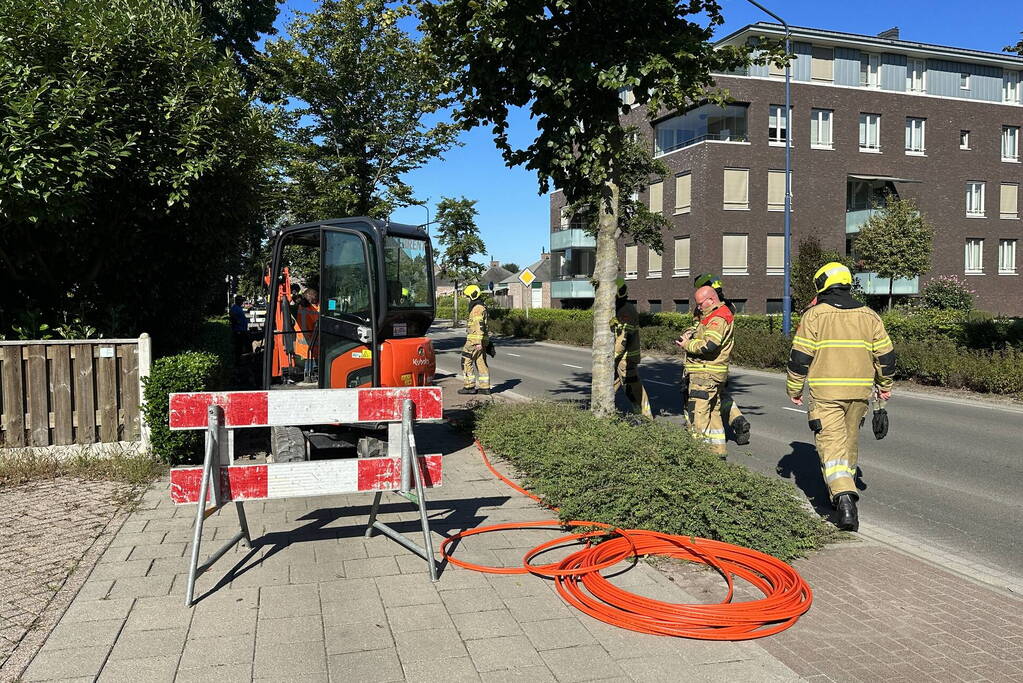 Gaslekkge na werkzaamheden