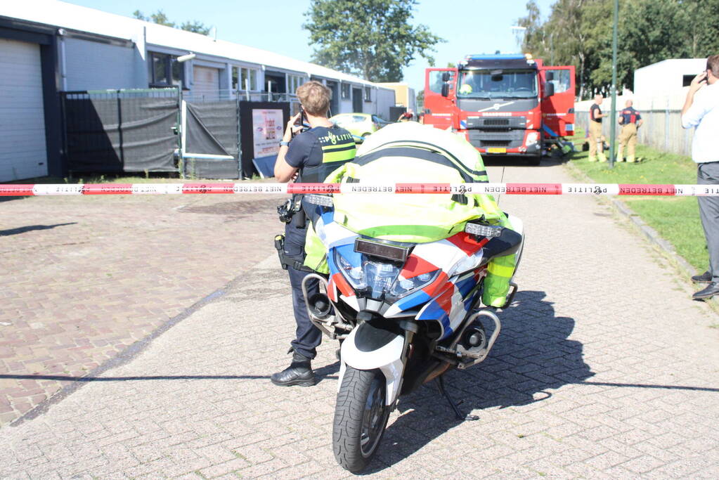 Flinke brand in garagebox