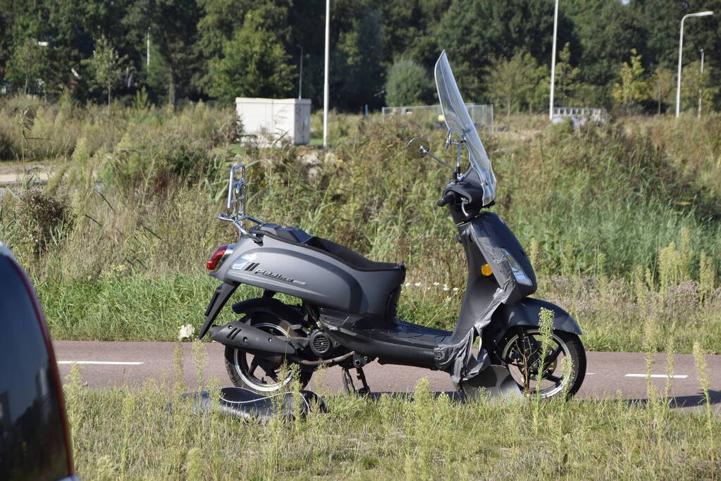Scooterrijder gewond bij aanrijding