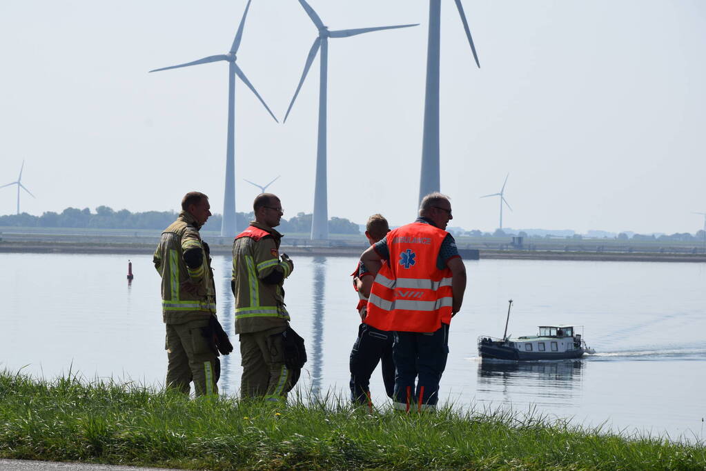 Recreant zorgt voor melding ongeval