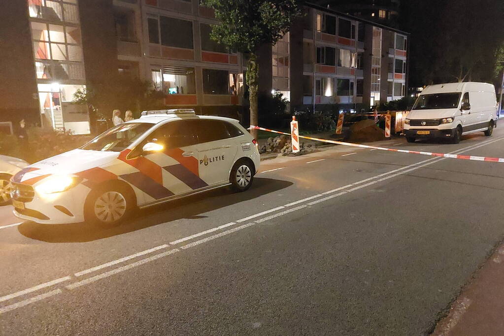 Bestelbus mogelijk beschoten