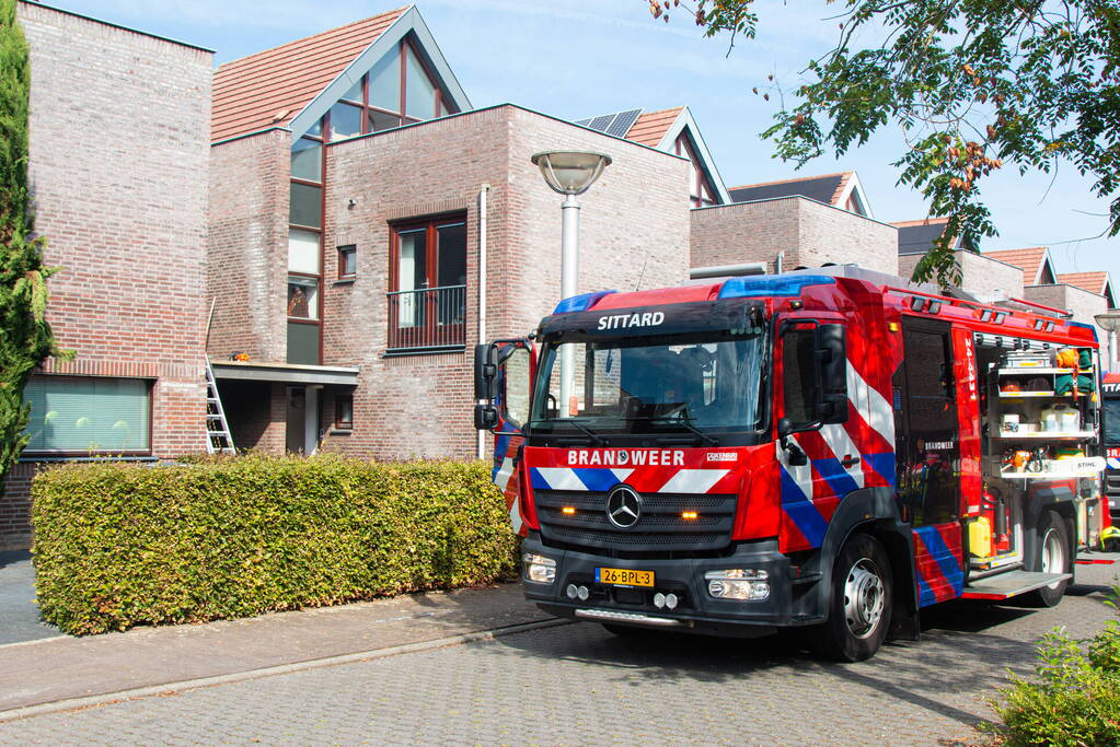 Veel rookontwikkeling bij brand