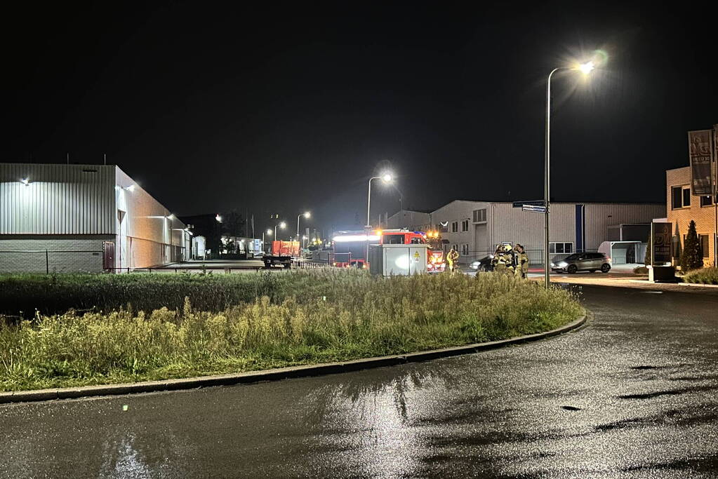 Brand in transformatorhuisje