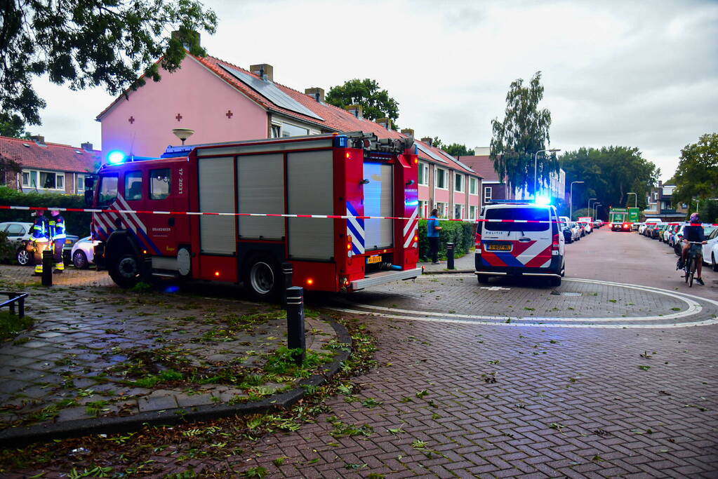 Twee flatwoningen volledig uitgebrand