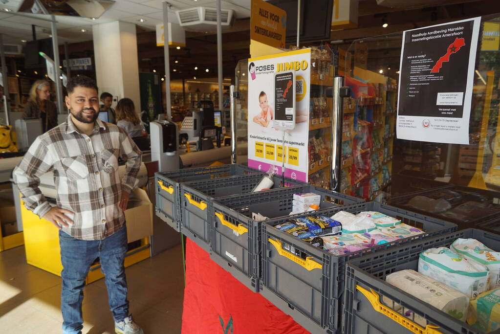 Inzamelingsactie voor rampgebied na aardbeving