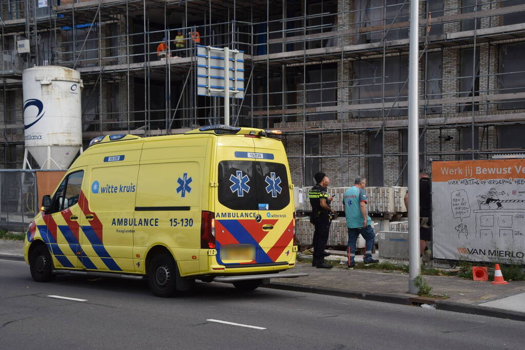 Bouwvakker gewond bij bedrijfsongeval